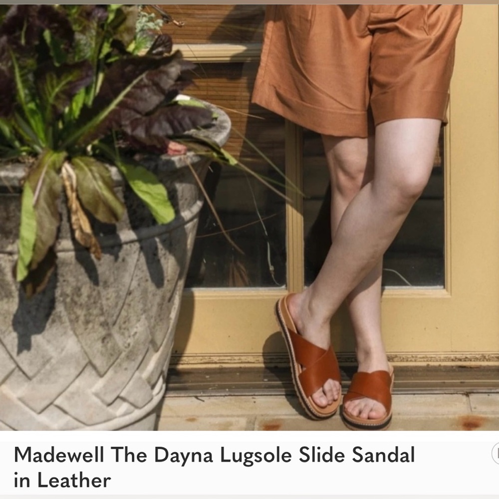 Madewell The Dayne Lugsole Slide Sandal Size 9.5 NWOT - Picture 3 of 6